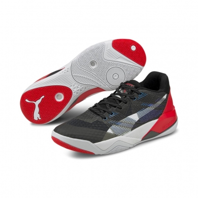 Puma Halowe buty do gry Eliminate Power Nitro czarne/czerwone męskie